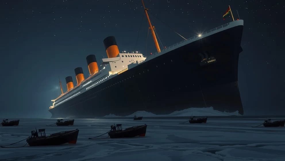Hur lång tid tog det för Titanic att sjunka