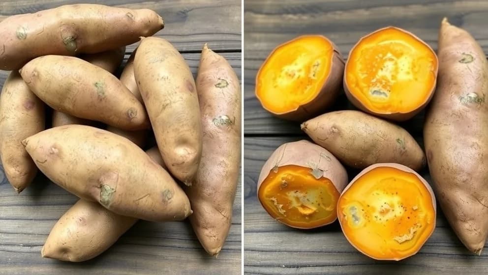 Hur vet man om sötpotatis är dålig