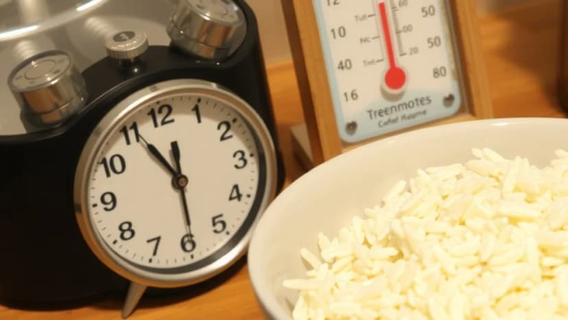 Kan man äta ris som stått framme