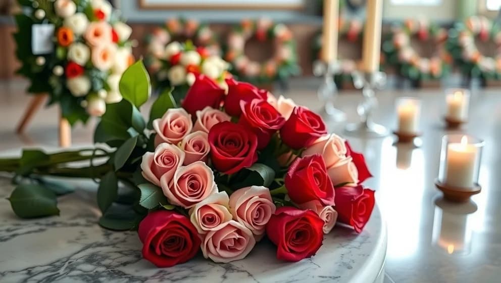 Psalmer begravning där rosor aldrig dör